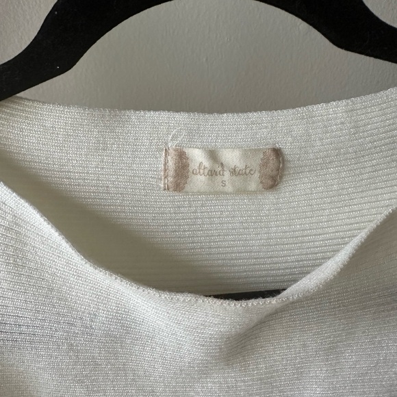 Altar’d State Ribbed Sweater - Cream - Picture 2 of 4